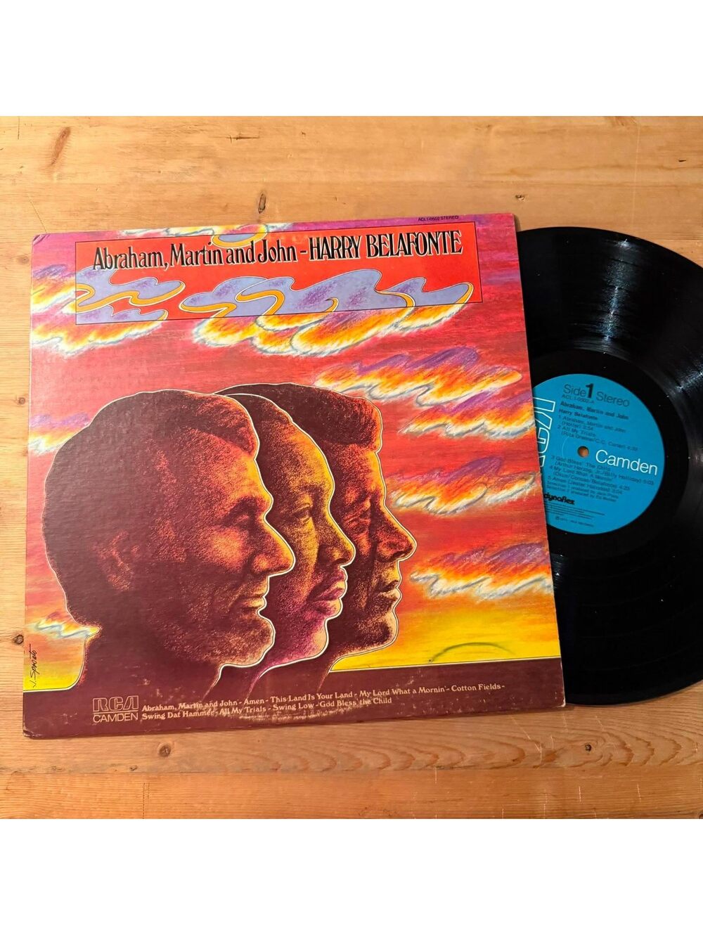Harry Belafonte - Abraham, Martin and John 33rpm VG+ VR21